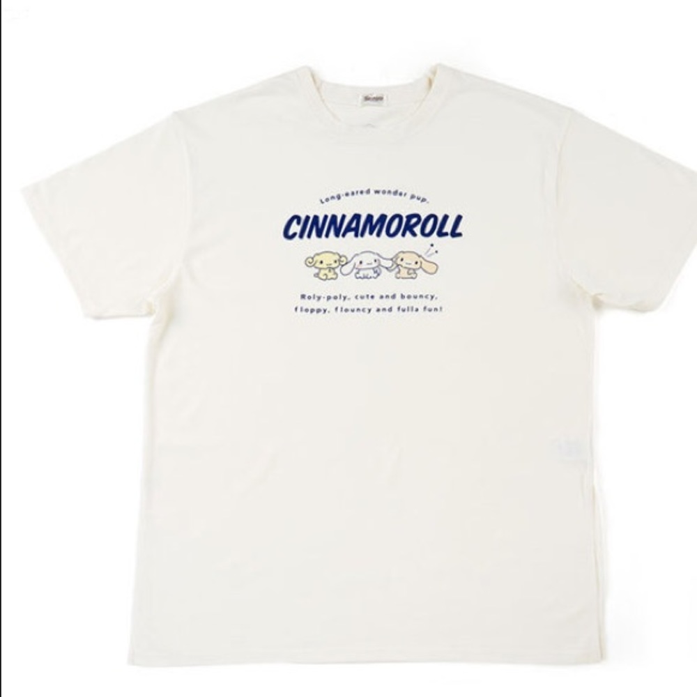 Cinnamoroll Oversized Graphic Shirt Tee M L